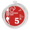 Predlžovací kábel 5 m / 1 zásuvka / biely / PVC / 1,5 mm2 - P0115R_3