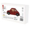 LED dekorácia – autíčko so Santom, 10 cm, 3x AA, vnútorný, teplá biela, časovač - DCLW19_4