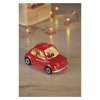 LED dekorácia – autíčko so Santom, 10 cm, 3x AA, vnútorný, teplá biela, časovač - DCLW19_6
