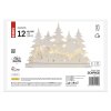 LED dekorácia drevená vianočná dedinka 31 cm 2xAA, vnútorná, teplá biela, časovač DCWW30_3