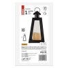 LED lampáš čierny, hranatý, 26,5 cm, 3x AAA, vnútorný, vintage - DCLV18_3
