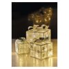 LED darčeky s ozdobou, 3 veľkosti, vnútorné, teplá biela - DCFC27_5