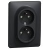 SEDNA Design - SDD314211C - Zásuvka dvojnásobná 230V 16A - Antracit
