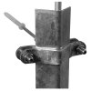 Držiak ochranného uholníka univerzálny s klincom - DOU kl 2 - 140/80mm - Fe/Zn - 0,32kg
