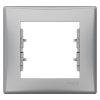 Sedna - krycí rámček - 1-násobný - hliník