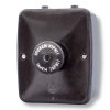 Spínač stláčací nástenný - 35303-71 - IP43 na povrch - čierna