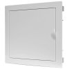 Rozvodnica - 677.1012.1W - 12( +2)-modulová zapustená - biela - plastové dvierka