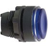 Ovládacia hlavica - ZB5AW363 - stláčacia  presvetlená licujúca - modrá
