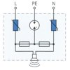 Zvodič prepätia 002441632 ETITEC D 255/3 MINI - schéma