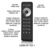 Diaľkový ovládač/stmievač RF 2.4GHz - DIMM-RF-RS1 - tlačidlá