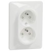 SEDNA Design - SDD311211C - Zásuvka dvojnásobná 230V 16A - Biela