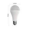 LED žiarovka GoSmart A65 / E27 / 14 W / 1 400 lm / RGB / stmievateľná / Zigbee - ZQZ516R_6