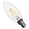 LED žiarovka Filament sviečka / E14 / 3,4 W (40 W) / 470 lm / teplá biela - ZF3220_2