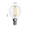 LED žiarovka Filament Mini Globe / E14 / 6 W (60 W) / 810 lm / neutrálna biela - ZF1241_5
