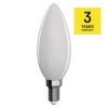 LED žiarovka Filament sviečka / E14 / 3,4 W (40 W) / 470 lm / teplá biela - ZF4220_6