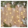 LED vianočná drop reťaz – cencúle, 2,9 m, vonk. aj vnút., teplá biela, programy - D3CW02_6