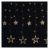 LED vianočný záves – hviezdy, 185x105 cm, vnútorný, teplá biela - DCGW12_3