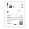 LED vianočný záves – hviezdy, 185x105 cm, vnútorný, teplá biela - DCGW12_7