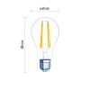 LED žiarovka Filament A60 6,7W E27 teplá biela - Z74260.2_5