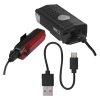 LED predné + zadné nabíjacie svietidlo na bicykel P3923, 90 lm - P3923_7