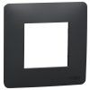 Unica Studio - NU200254 - Krycí rámček jednonásobný, Antracit