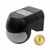 Pohybový PIR senzor Greenlux SENSOR 90 B čierny nástenný