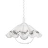 PREZENT 74197 C01 LYRA ACRYL 1xE27/60W,WHITE/DECOR,PENDANT