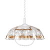 PREZENT 74197 D01 LYRA ACRYL 1xE27/60W,WHITE/GOLD,PENDANT