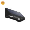 PREZENT 65281 MUSE LED/2x0,3W,SOLAR,IP44,BLACK,WALL