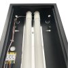 Čierne žiarivkové prisadené svietidlo na 2 x T8 ( 120cm LED trubica ) - TL302B_4
