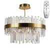 LED krištáľový luster + diaľkový ovládač 80W - J6321/C_10