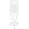 LED pouličné svietidlo 30W / 4000K - LSL321N_6