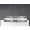 LED luxusné závesné krištáľové svietidlo s diaľkovým ovládačom 80W - TA2301/W