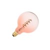 LED dekoratívny filament SPIRAL 4W PINK - TRANSPARENT - G125 / E27 / 2000K - ZSF124_1