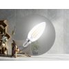 LED žiarovka / filament 4W - C35 / E14 / 4000K - ZLF722_4