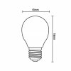 LED žiarovka /filament 4W - G45 / E14 / 4000K - ZLF822_4