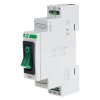 Modulárny vypínač na DIN lištu F&F WB-1G so zelenou LED kontrolkou