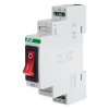 Modulárny vypínač na DIN lištu F&F WB-1R s červenou LED kontrolkou