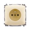 Tango - 5519A-A02357 C - Zásuvka jednonásobná, clonky; slonová kosť