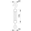 Napínacia skrutka 945 M16 G - 5300088 - s hákom a závesným okom - rozmer