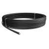 Zvodový drôt ZIN O 10/13 mm FeZn s čiernou PVC izoláciou