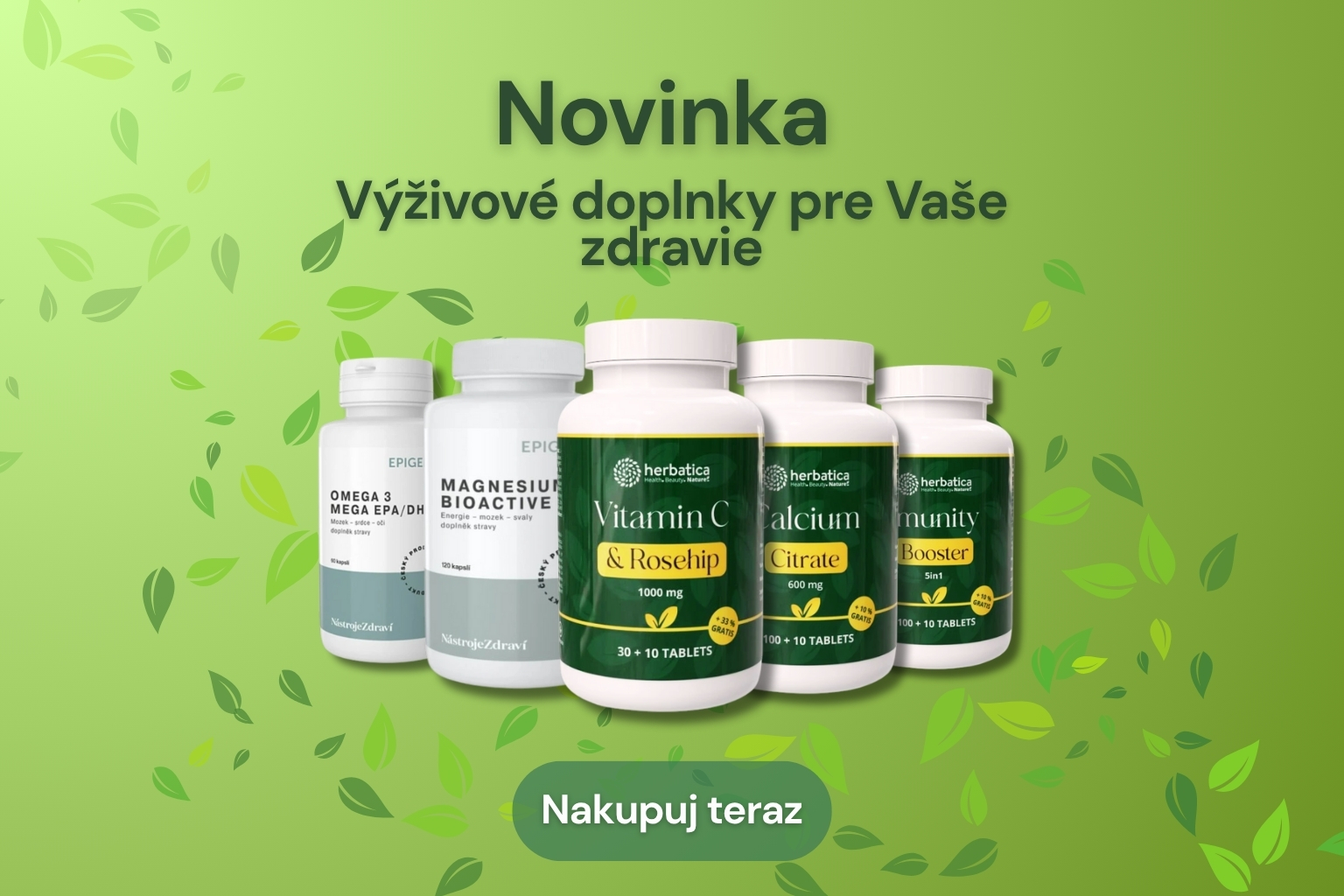 Novinka - výživové doplnky
