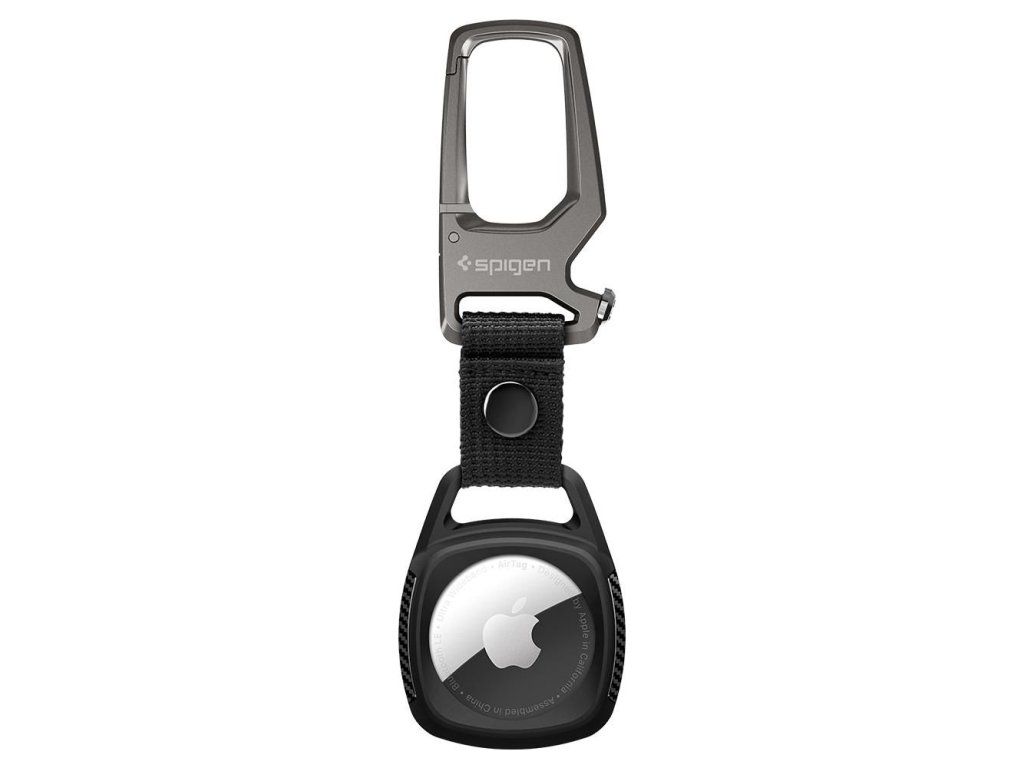 Spigen Rugged Armor puzdro pre Apple AirTag čierne