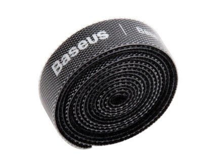 eng pm Baseus Rainbow Circle hook and loop Straps velcro tape cable organizer 1m black ACMGT E01 50591 2