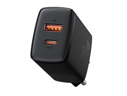 eng pm Baseus Compact fast charger USB USB Type C 20W 3A Power Delivery Quick Charge 3 0 black CCXJ B01 72430 2