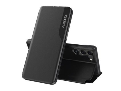 eng pm Eco Leather View Case case for Samsung Galaxy S23 with a flip stand black 135877 1