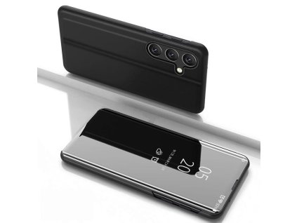 eng pm Clear View Case for Samsung Galaxy S25 Cover with Flip Black 183507 1