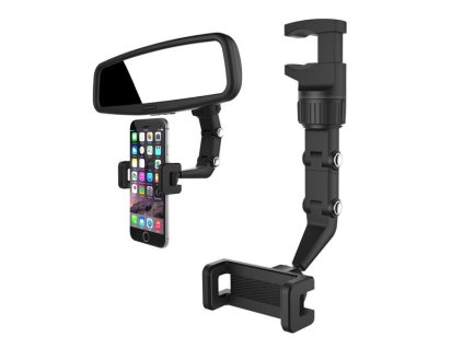 eng pm Adjustable car rearview mirror holder for smartphone black 97168 1