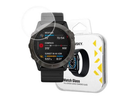 eng pm Wozinsky Watch Glass hybrid glass for Garmin Fenix 6X transparent 95720 7