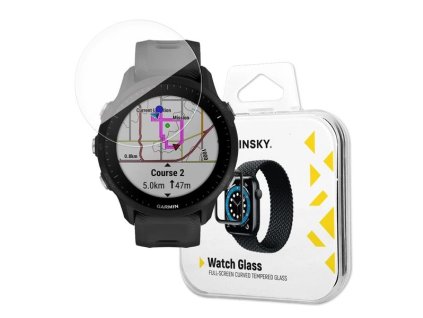 eng pm Wozinsky Full Glue Tempered Glass Tempered Glass For Garmin Forerunner 955 9H Full Screen Full Cover With Black Frame 138877 7